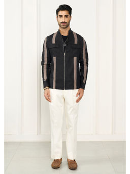 Gargee Designers - Linen Solid/Plain Black Shacket