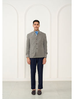 Gargee Designers - Suede Solid/Plain Grey Shacket