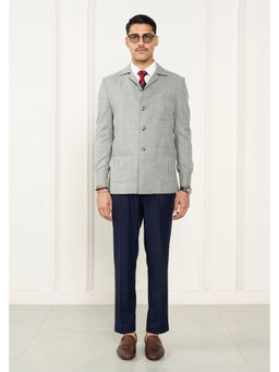 Gargee Designers - Wool Solid/Plain Grey Shacket