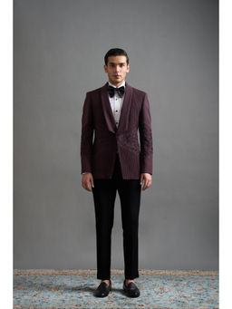 Gargee Designers - Polyester Textured Tuxedo with Pant