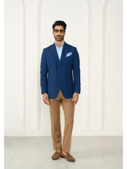 Gargee Designers - Tere Wool Solid Notched Lapel Blazer