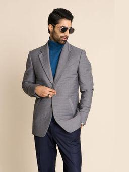 Gargee Designers - Polyester Solid Notched Lapel Blazer