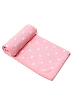 TIDY SLEEP - Pink Polka Jersey Swaddle