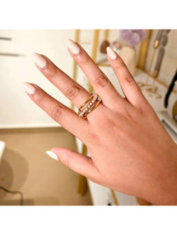 Nam Jewels - 18K Gold Plated Orbit Ring