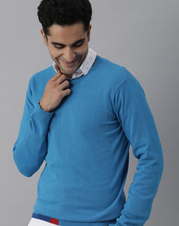 Rare Rabbit - Turq Casual Sweaters