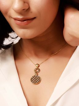 Voylla - Woven Wonder Plain Weaving Pendant Necklace