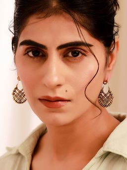 Voylla - Woven Wonder Interlinked Dangler Earrings