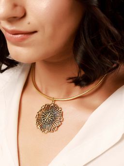 Voylla - Woven Wonder Coiling Hasli Necklace