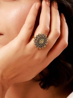 Voylla - Woven Wonder Coiling Ring