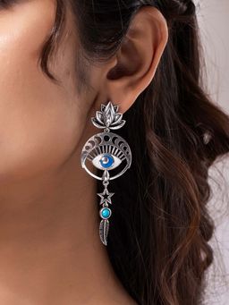 Voylla - Boho Tribe Bohemian Phases Oxidised Earrings