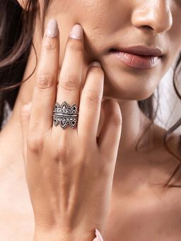 Voylla - Boho Tribe Nomad Oxidised Ring
