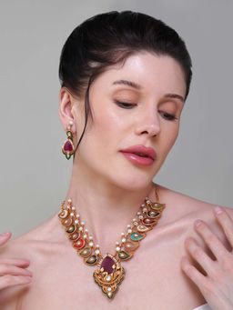 Beryachi - Raniya Kundan Necklace Set