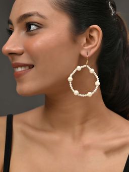 Silvermerc Designs - White Pearl Earring For Women