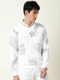 Rare Rabbit - Arley White Sweatshirt