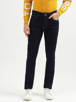 United Colors of Benetton - Slim Tapered Fit Solid Men Jeans Navy Blue