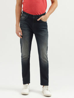 United Colors of Benetton - Tailored Fit Solid Men Jeans Navy Blue