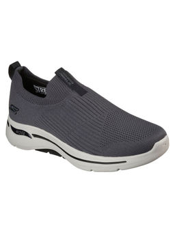 SKECHERS - Go Walk Arch Fit - Iconic Charcoal Arch Fit Walking Shoes