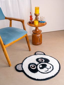 RALIA HOMES - The Bao Cuddle Panda Plush White Bath Mat (M)