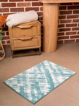 RALIA HOMES - Crossline Ultra Soft Green Bath Mat