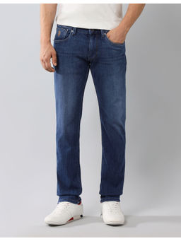 U.S. Polo Assn. Denim Co. - Men Brandon Fit Slim Tapered Fit Bi Stretch Blue Jeans