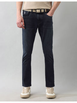 U.S. Polo Assn. Denim Co. - Men Bi Stretch Authentic Henry Tapered Fit Blue Jeans