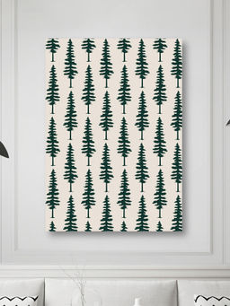 Nestroots - Whispering Pines Wall Painting Multi-Color Canvas Stretch