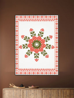 Nestroots - The Jewel Of The Garden Wall Painting Black Floating Frame