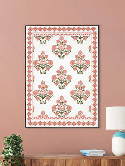 Nestroots - Rhythm Of Life Wall Painting Black Floating Frame