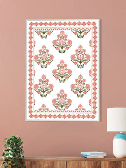 Nestroots - Rhythm Of Life Wall Painting White Floating Frame