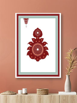 Nestroots - Whispers of Royalty Wall Painting Multi-Color Canvas Stretch