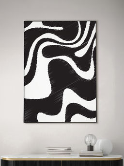 Nestroots - A Storm Within the Silence Wall Painting Black Floating Frame