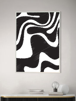 Nestroots - A Storm Within the Silence Wall Painting White Floating Frame