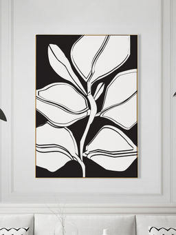 Nestroots - Veins of the Earth Wall Painting Gold Floating Frame