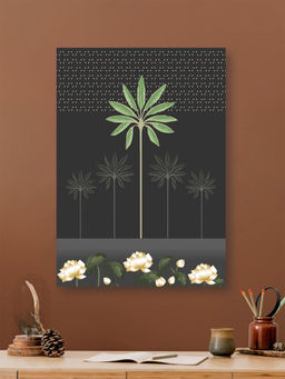 Nestroots - Dynamic Runner Canvas Wall Art Abstract Painting Multi-Color Canvas Stretch