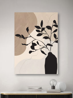 Nestroots - Modern Vase Canvas Wall Art Abstract Painting Multi-Color Canvas Stretch