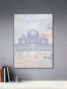 Nestroots - Islamic Heritage Canvas Print Black Floating Frame