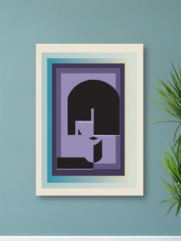 Nestroots - Elegant Black and White Canvas Printed Wall Painting Multi-Color Canvas Stretch