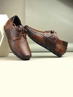 Valentino - Men Premium Leather Casual Derby Shoes
