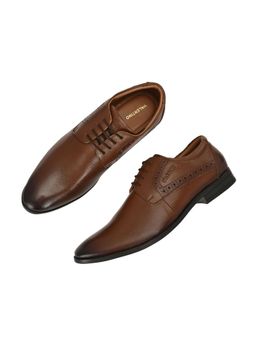 Valentino - Men Premium Leather Lace-Up Formal Derby Shoes