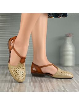 Valentino - Women Beige Premium Leather Sandals