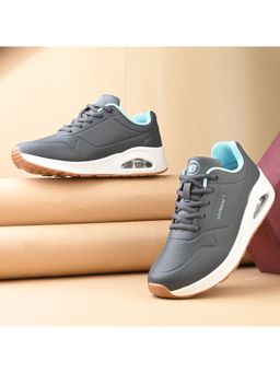 Valentino - Women Grey Air-Cushion Sports Sneakers