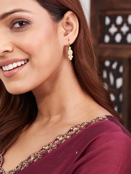 Fabindia - Women White Silver Earrings