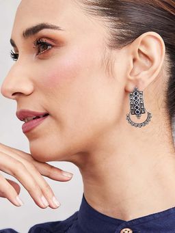 Fabindia - Women Blue Brass Earrings