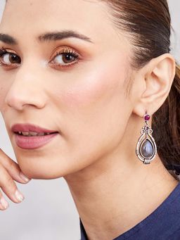 Fabindia - Women Blue Brass Earrings