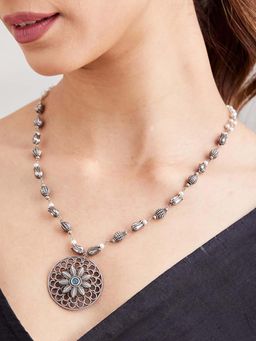 Fabindia - Women Silver Brass Necklace