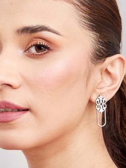 Fabindia - Women Silver Brass Earrings