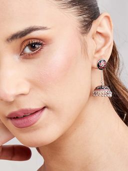 Fabindia - Women Multi-Colour Brass Earrings