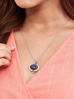 Fabindia - Women Blue Brass Necklace