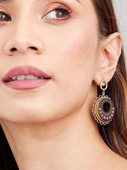 Fabindia - Women White Wood Earrings