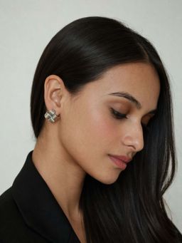 House of Pehr - Women Silver Brass Earrings